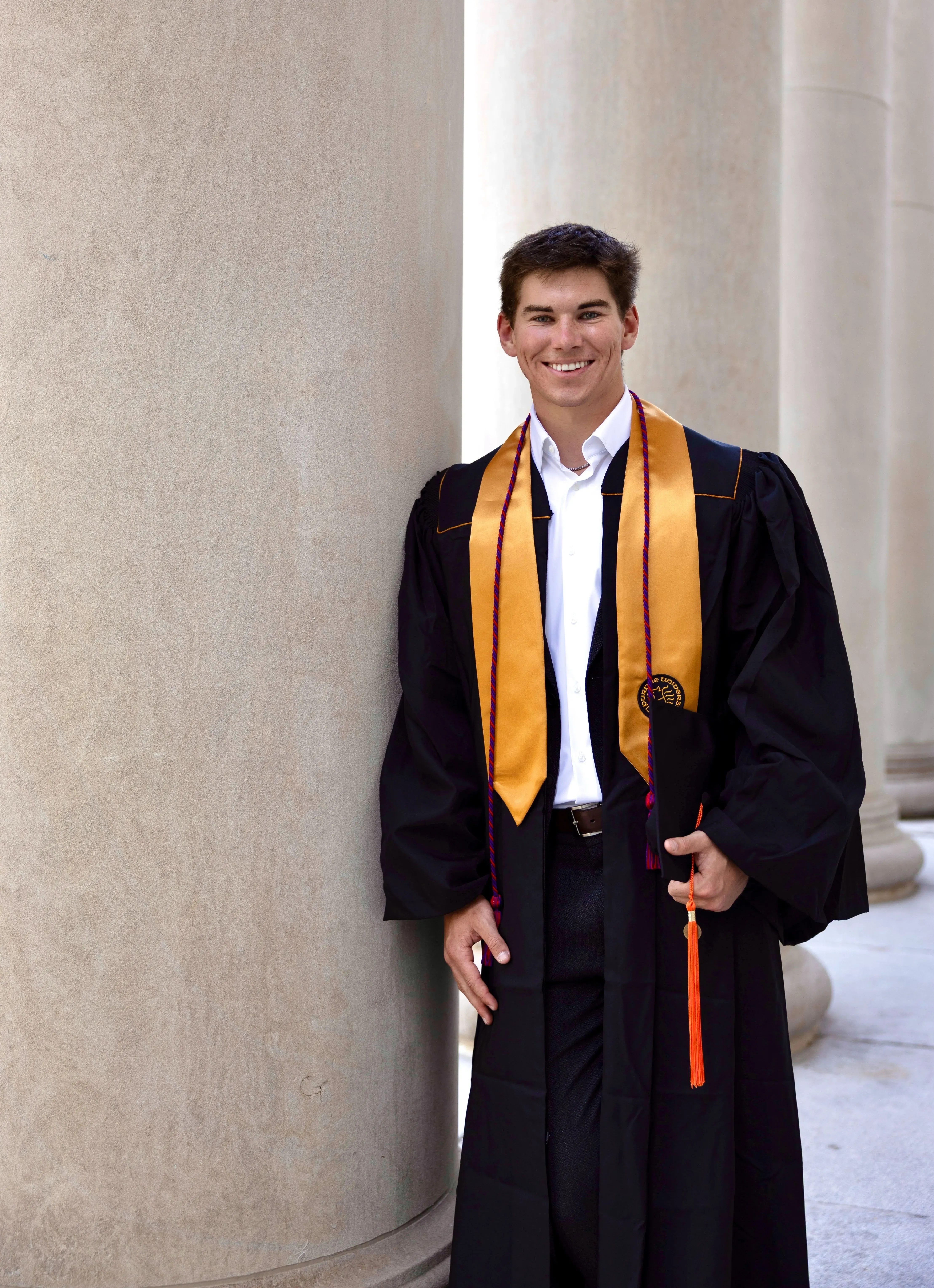 Ben Hanan at graduation